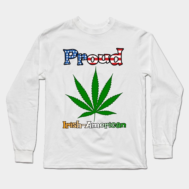 Proud Irish-American Long Sleeve T-Shirt by dragonsbait